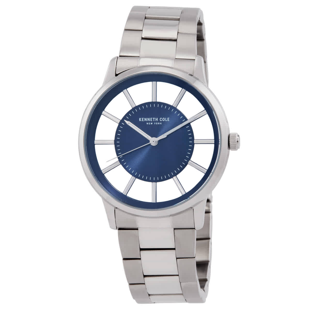 Kenneth Cole New York Quartz Blue Dial Mens Watch KCWGG2217503 48$