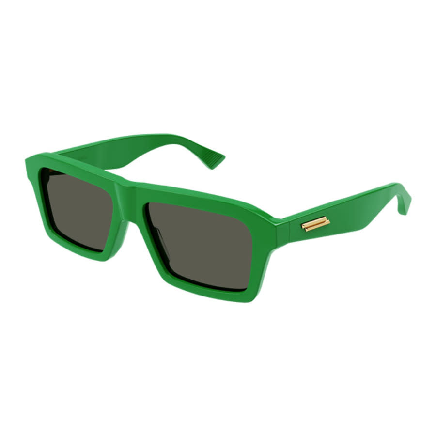 Bottega Veneta BV1213S003 Rectangular Black Frame Sunglasses — Black