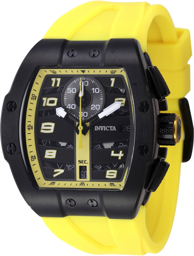 Invicta Racing Chronograph Quartz Black Dial Mens Watch 47371 209$