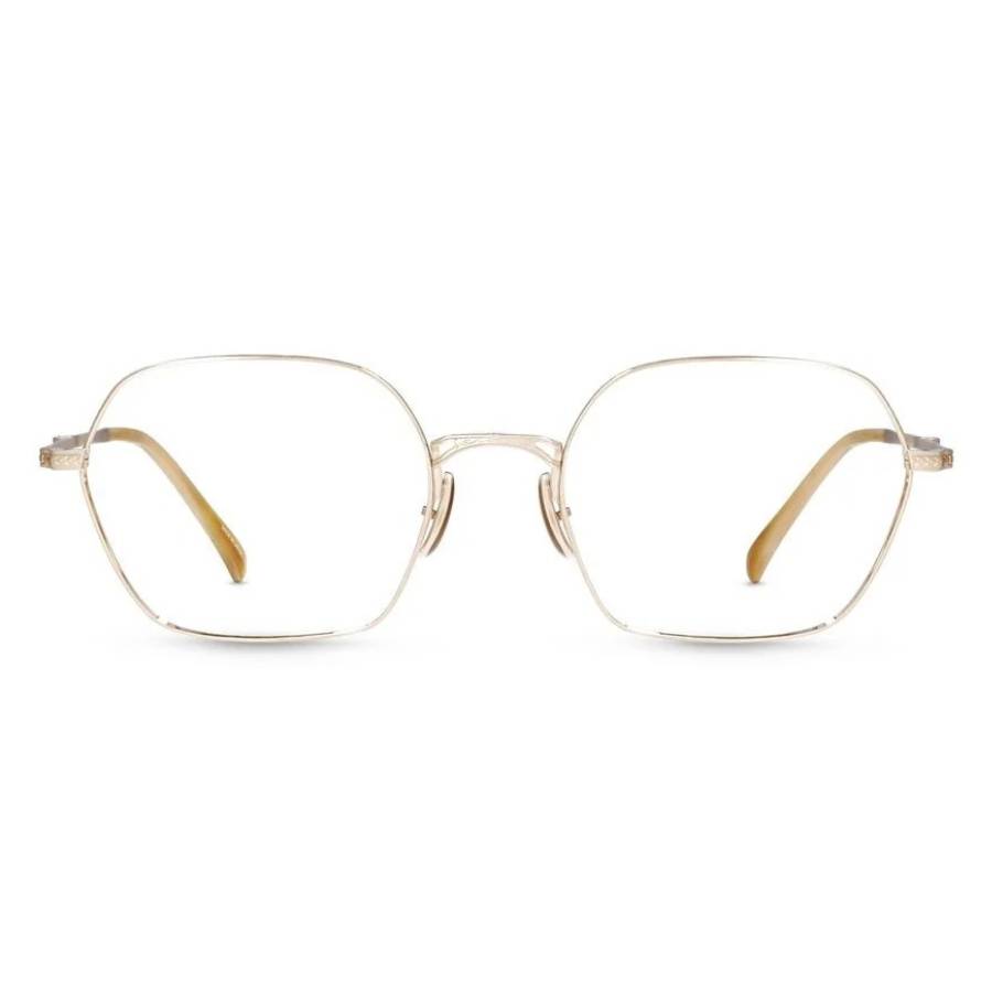 Mr. Leight SHI C Demo Hexagonal Unisex Eyeglasses ML3008 12KMWG-MNSTN 50
