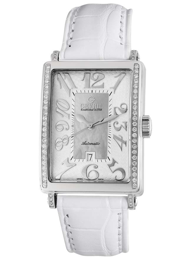 Gevril Glamour Automatic White Dial Ladies Watch 6209NE 2995$
