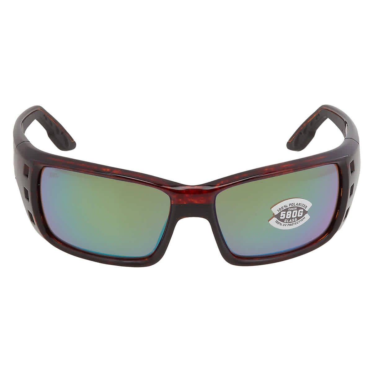 Costa Del Mar Costa Permit Tortoise Frame Sunglasses w/Green Mirror 580G Lenses 06S9022-90221862