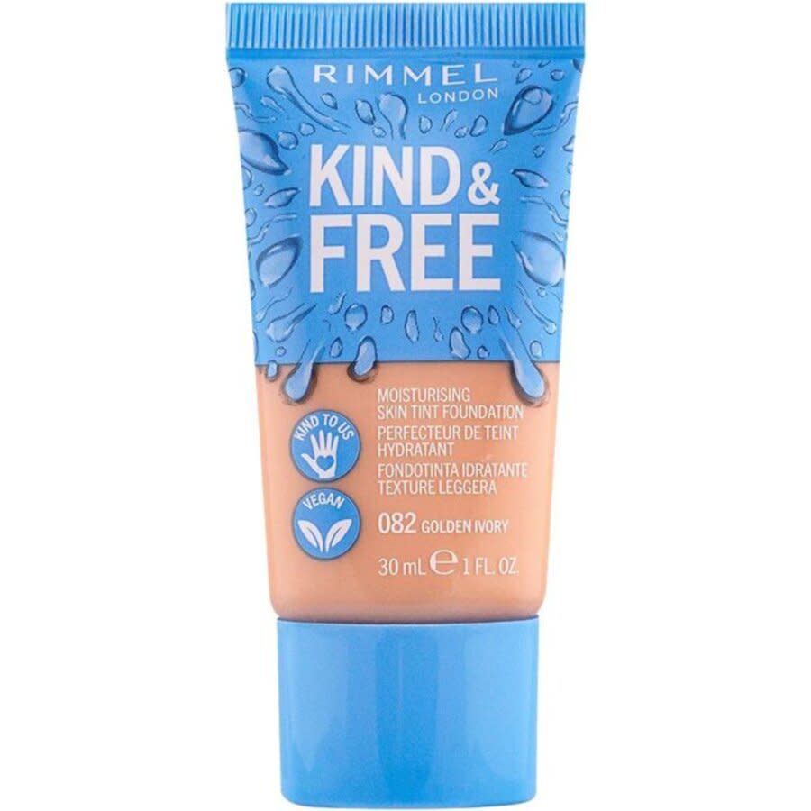 Rimmel London Ladies Kind Free Foundation 1 oz No 082 Golden Ivory Makeup 3616304530401 11$