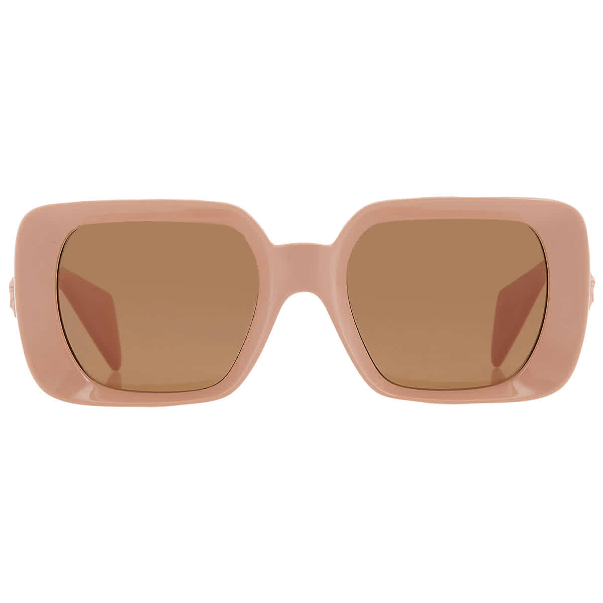 Versace 0VE4473U Oversized Injected Propionate Sunglasses — Beige