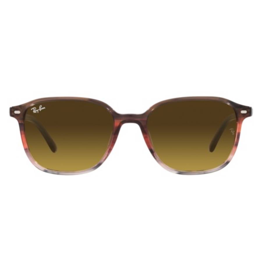 Ray Ban LEONARD Brown Gradient Square Unisex Sunglasses RB2193 138085 53