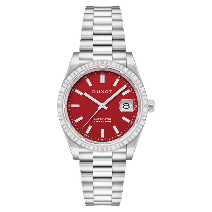 Duxot Marcel Automatic Red Dial Mens Watch DX-2059-44 169$