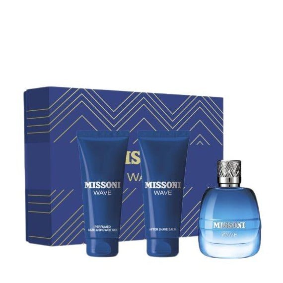 Missoni Mens Wave Gift Set Fragrances 8011003885725