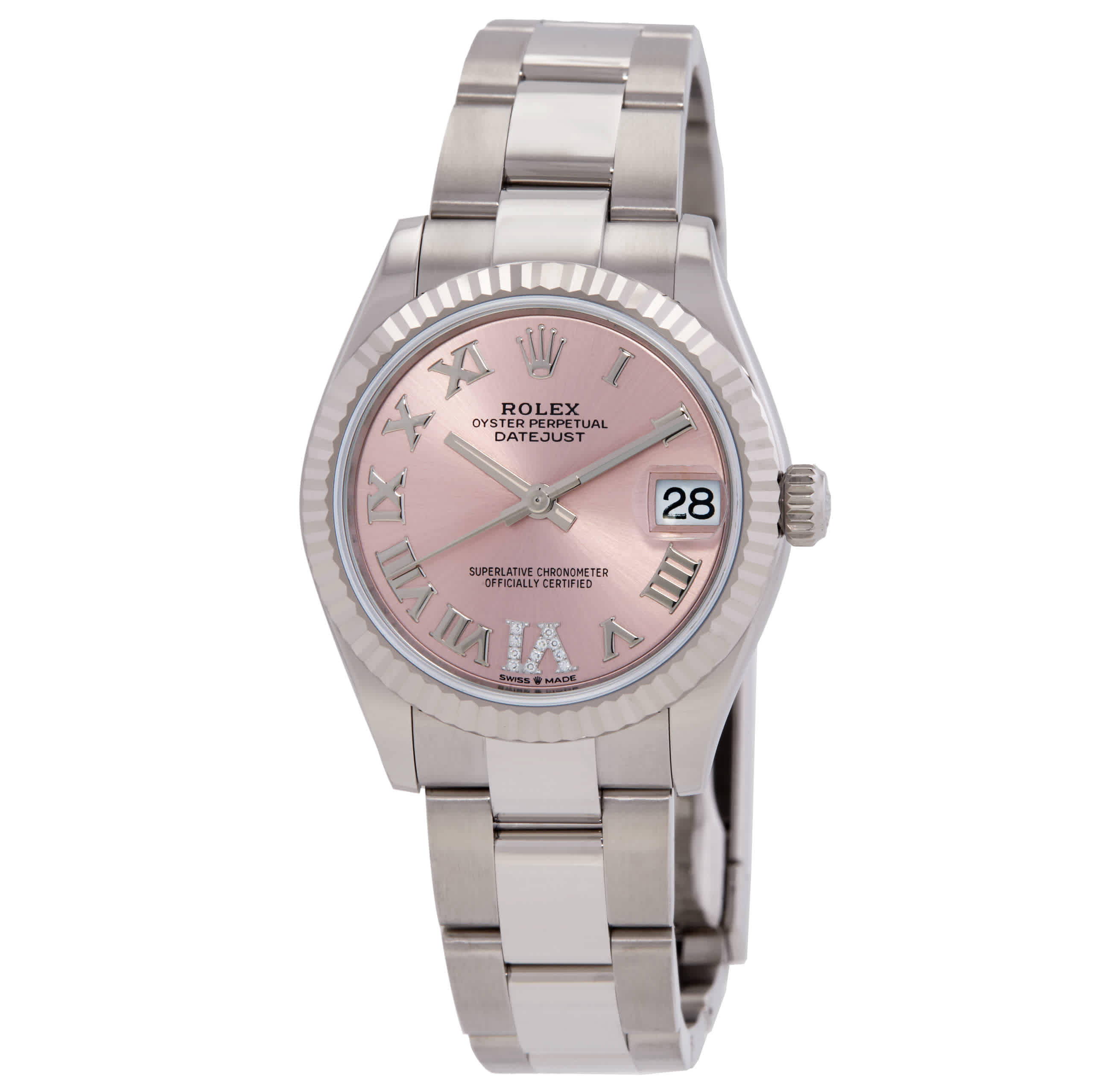 Rolex Datejust 31 Automatic Diamond Pink Dial Ladies Watch 278274PRDO