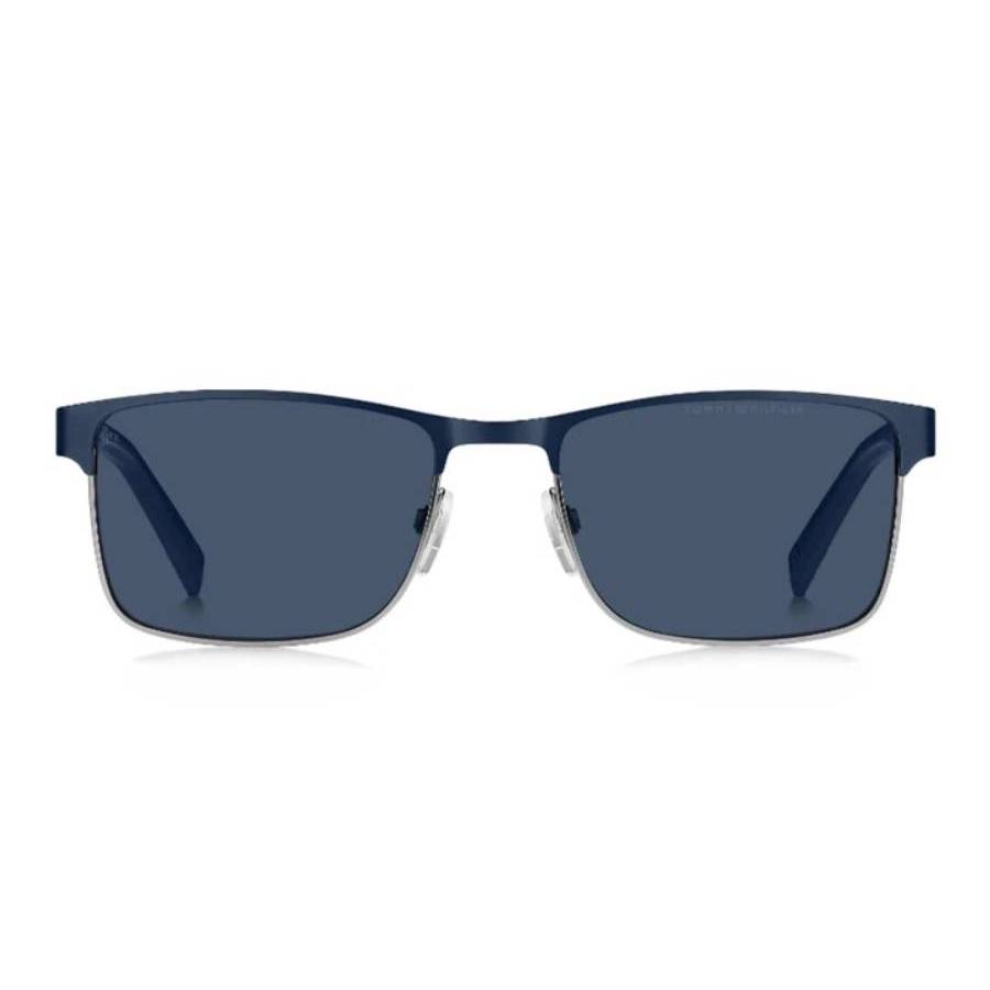 Tommy Hilfiger Blue Rectangular Mens Sunglasses TH 2040/S 0KU0/KU 56