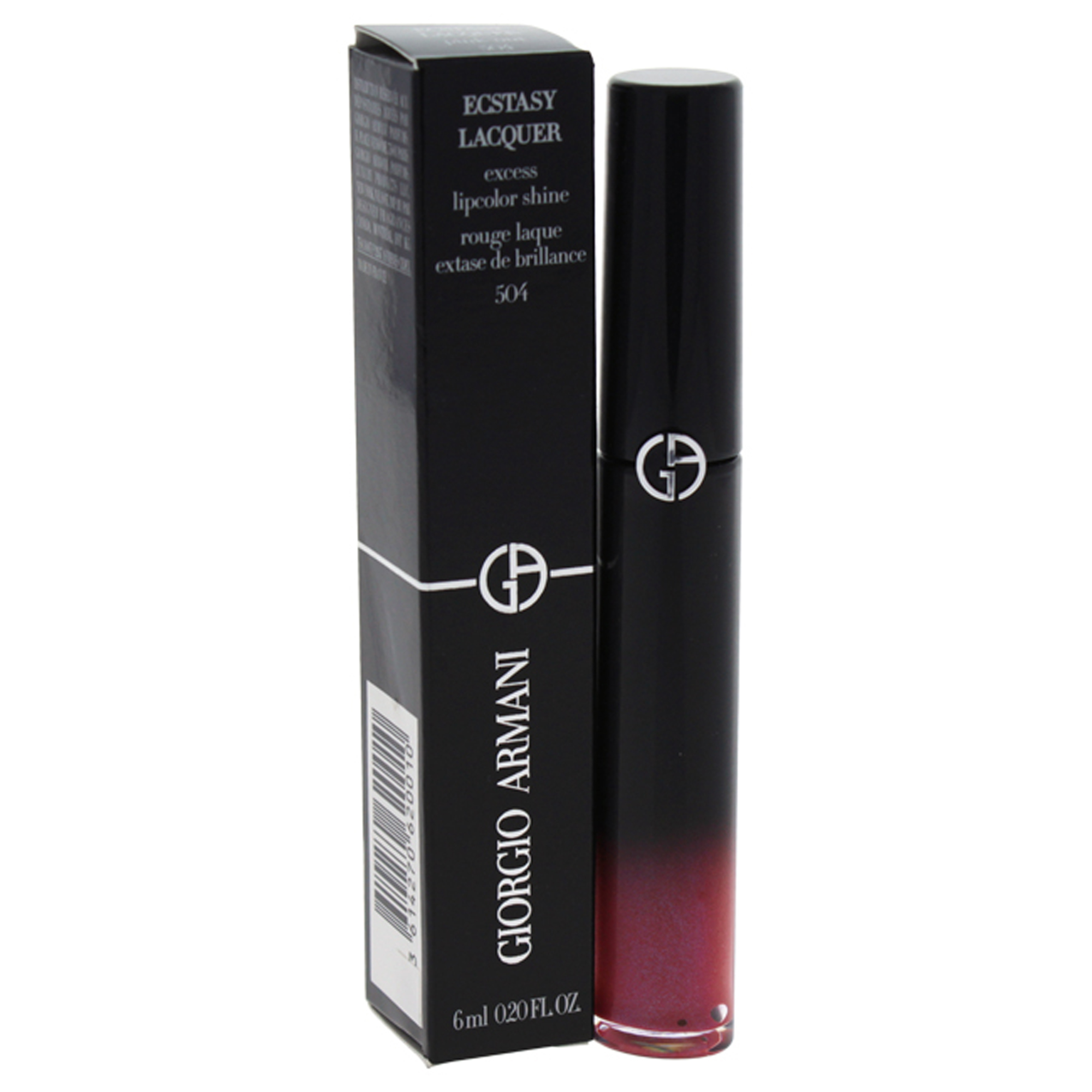 Armani Ladies Ecstasy Lacquer 504 Pink-Out 02 oz Lip gloss Makeup 3614270620010 25$