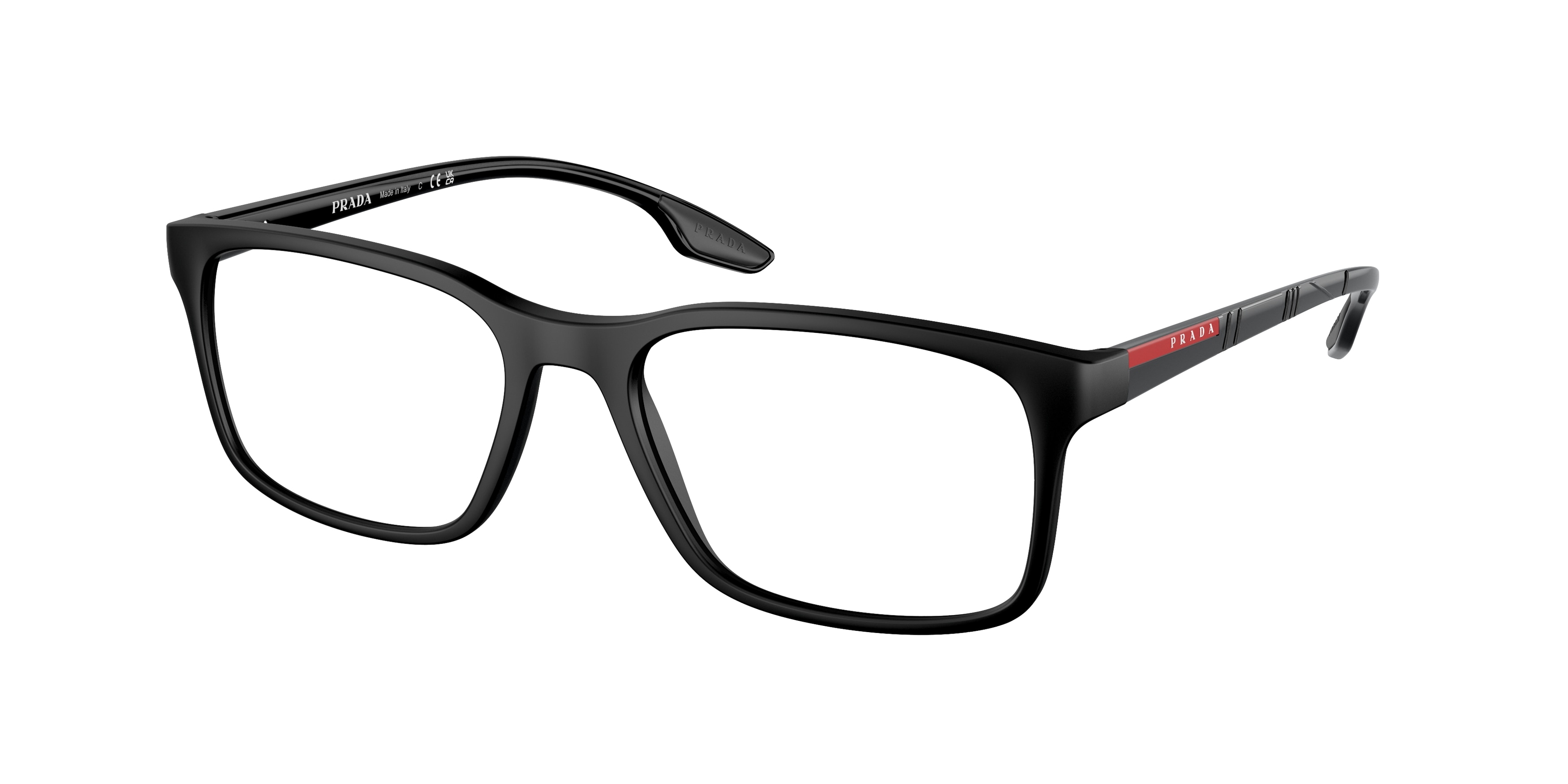 Prada Linea Rossa Demo Rectangular Mens Eyeglasses PS 01LV 1BO1O1 54 160$