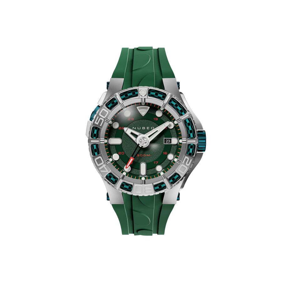 Nubeo Manta Green Dial Mens Watch NB-6120-02 249$