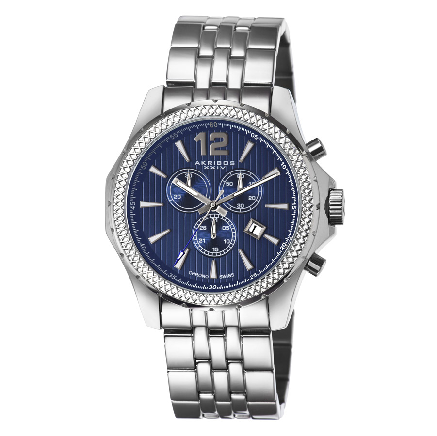 Akribos XXIV Blue Mens Watch AK662BU 67$