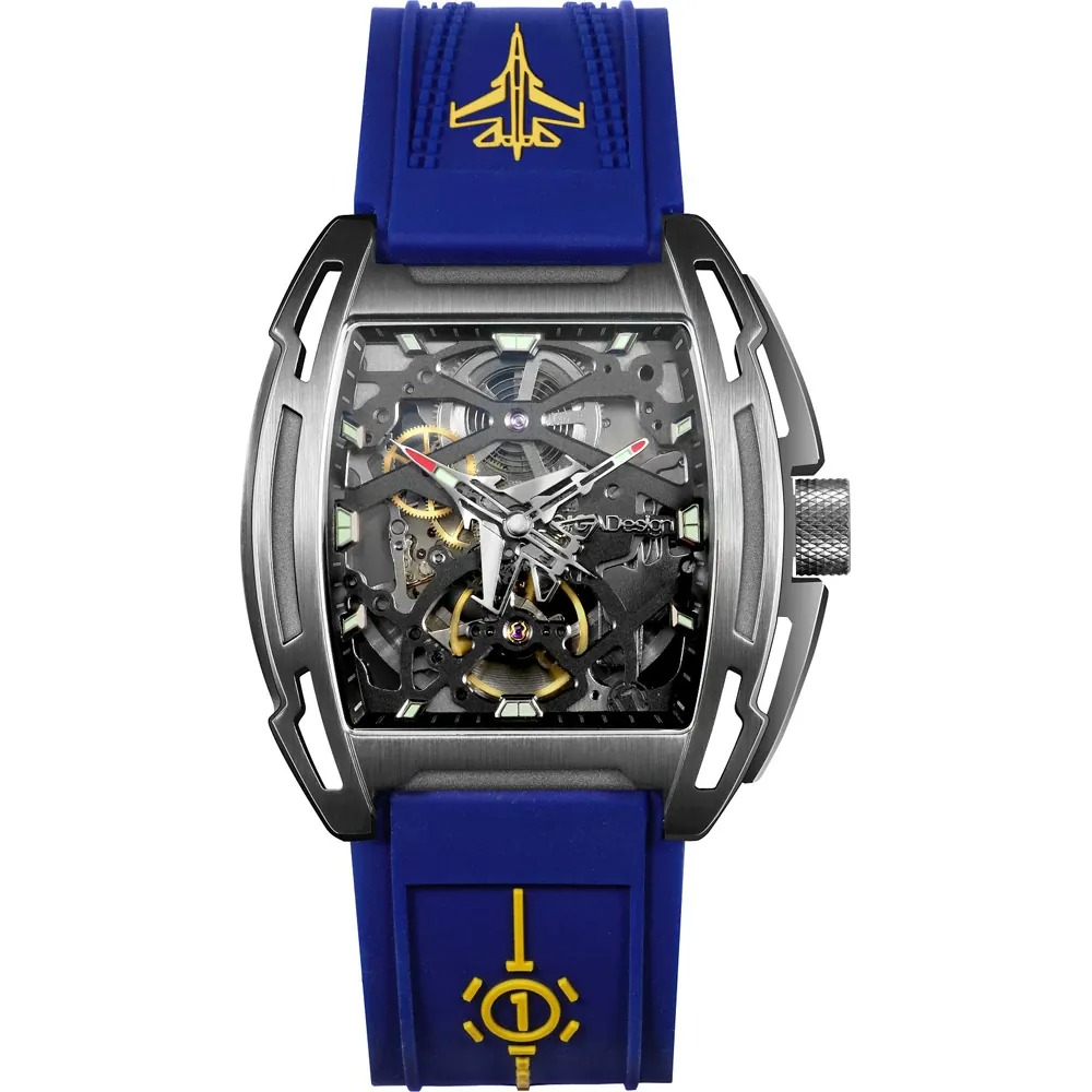 Ciga Design Z-Series Aircraft Carrier Automatic Grey Dial Mens Watch Z061-IPTI-W5BU