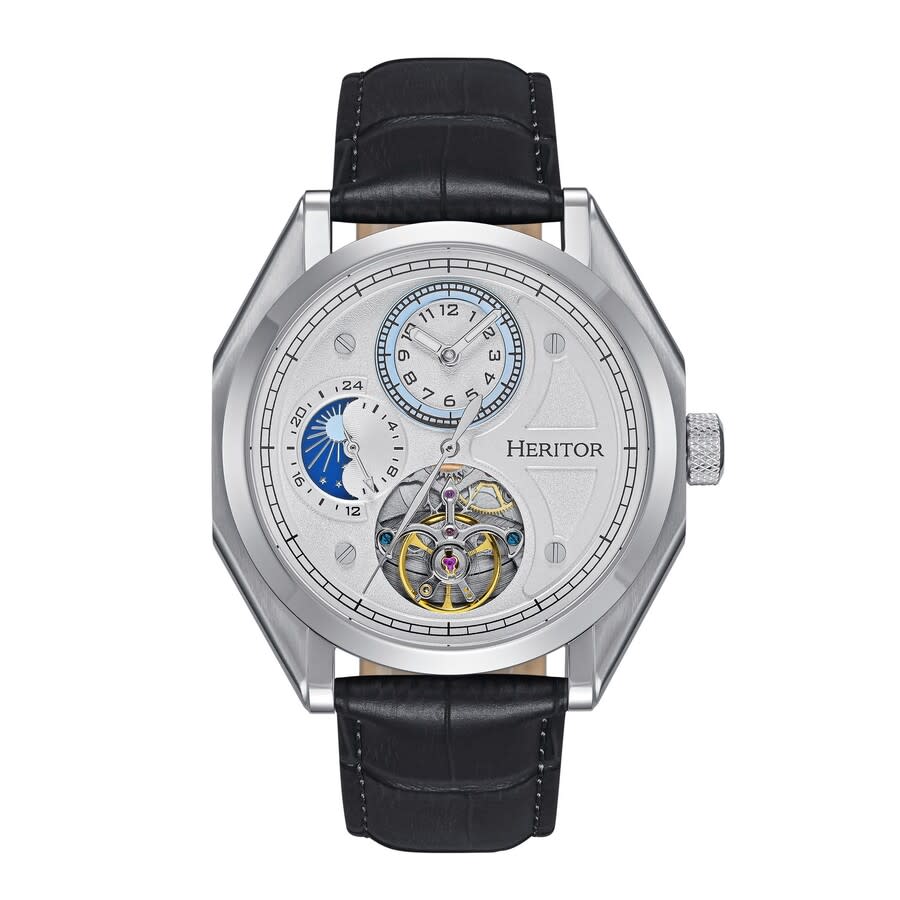 Heritor Antoni Automatic Silver Dial Mens Watch HERHS4302 170$