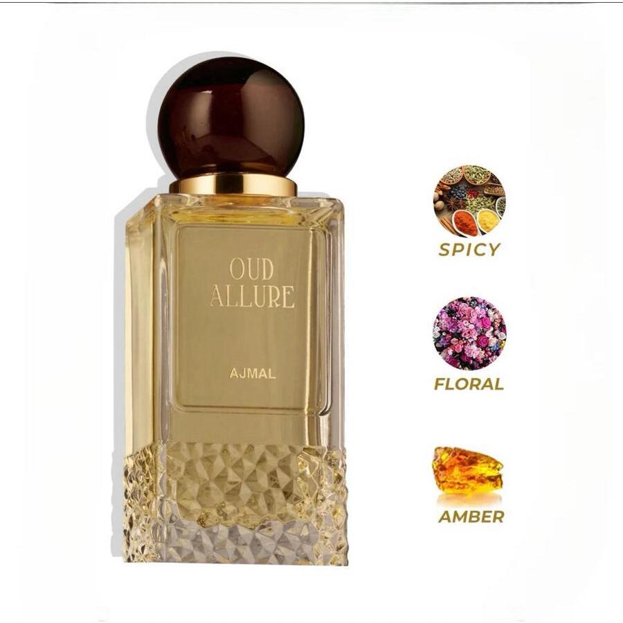 Ajmal Unisex Oud Allure EDP Spray 34 oz Fragrances 6293708020744 45$