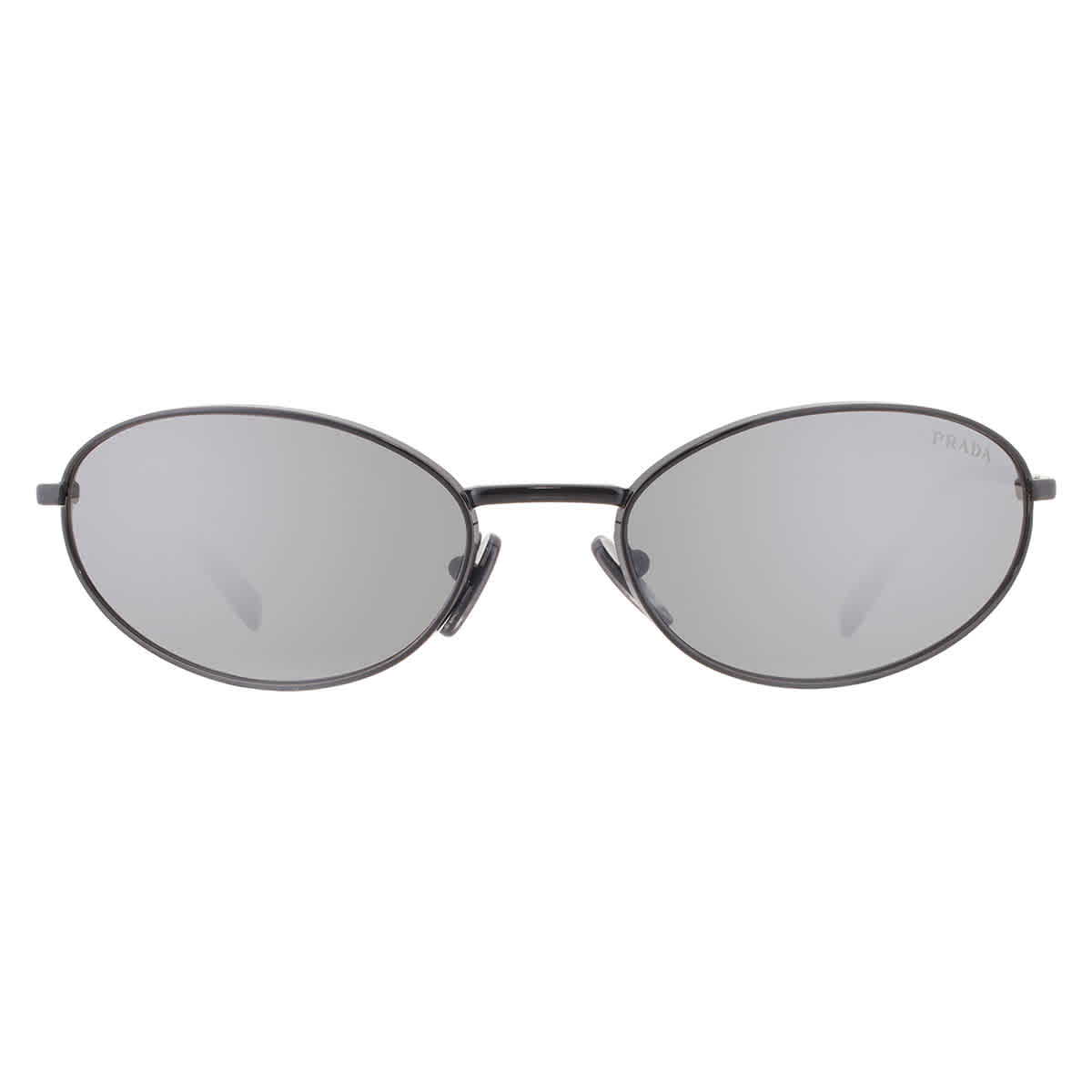 Prada Woman Sunglass PR A59S - Frame color: Black, Lens color: Grey Mirror Silver