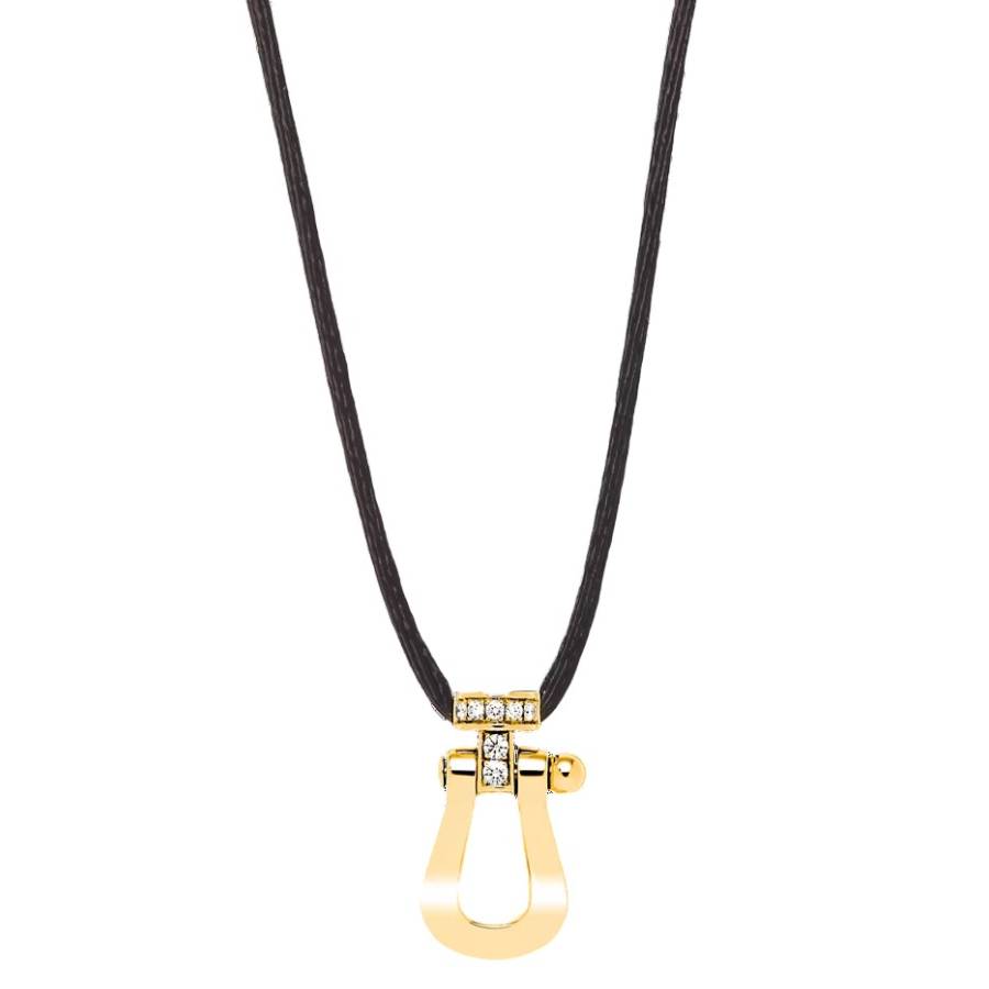 Force 10 18K Yellow Gold Diamond Pendant