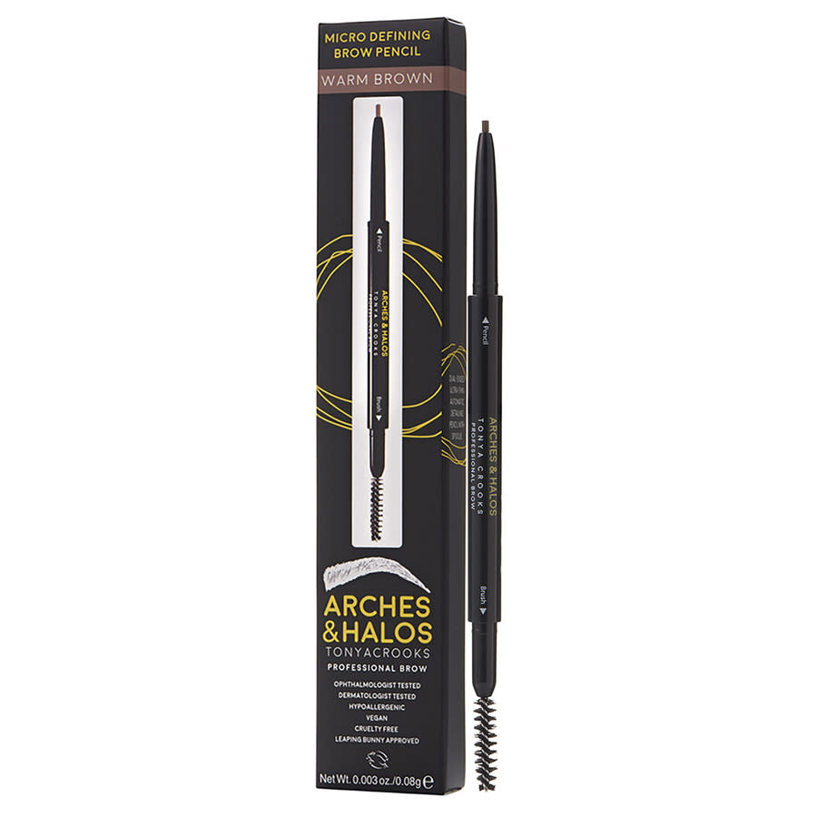 Arches & Halos Ladies Micro Defining Brow Pencil 0.003 oz Warm Brown Makeup 818881020822