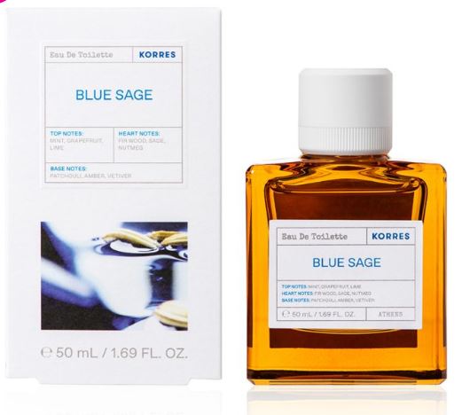 Korres Mens Blue Sage EDT 1.7 oz / 50 ml Fragrances 5203069090660