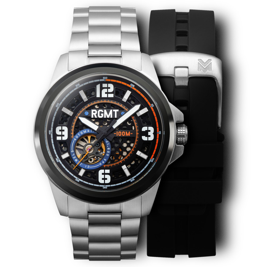 RGMT Artillery Automatic White Dial Mens Watch RG-8029-33