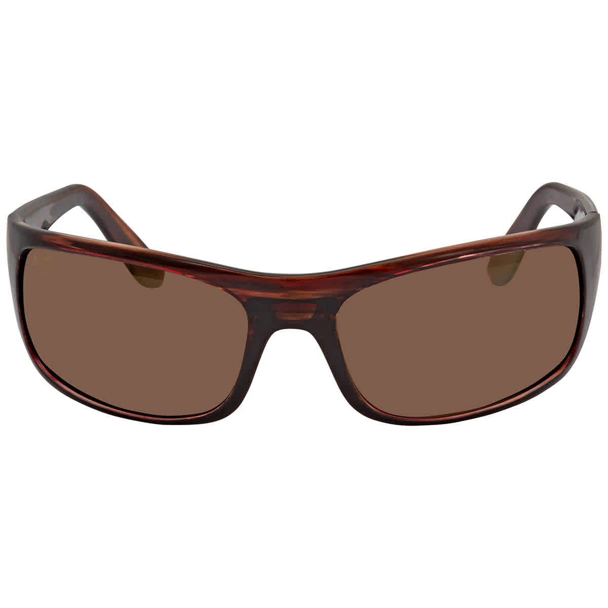 Maui Jim Unisex Sunglass Peahi -  Frame color: Tortoise Bronze, Lens color: HCLU+00AD Bronze