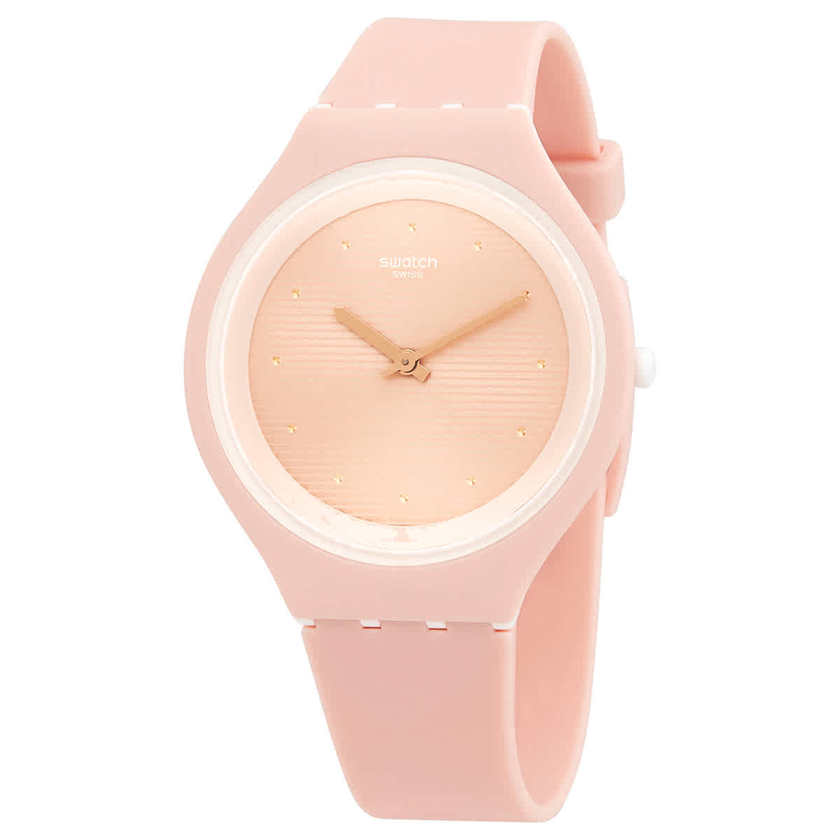 Swatch Skinskin Quartz Pink Dial Ladies Watch SVUT100 88$