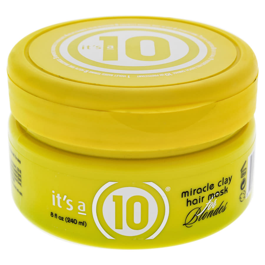 Miracle Clay Hair Mask for Blondes by Its A 10 for Unisex - 8 oz Hair Mask 35$