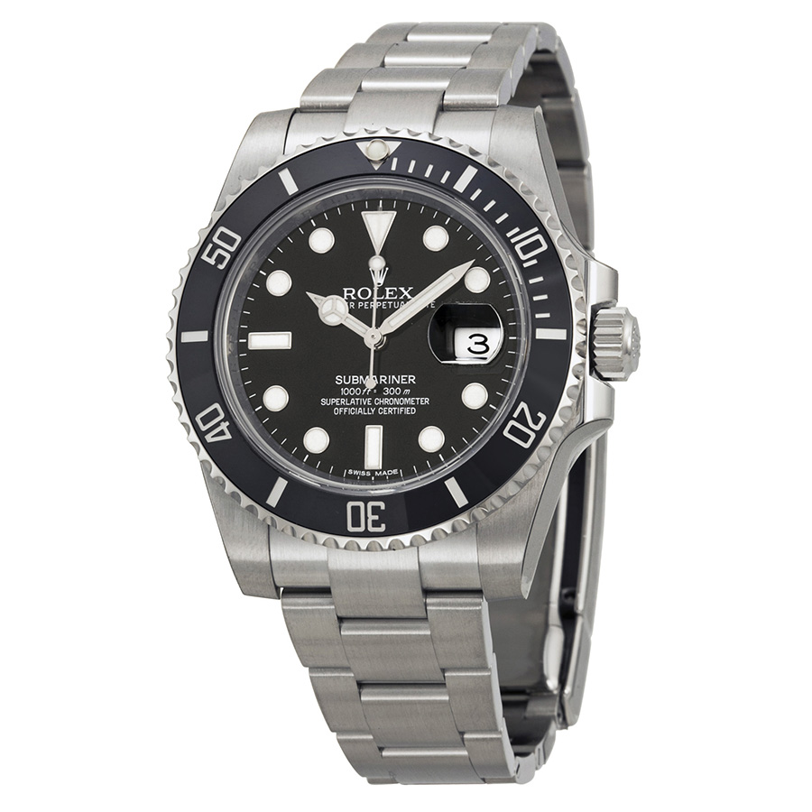 Preowned Rolex Submariner Black Dial Mens Watch 116610LN