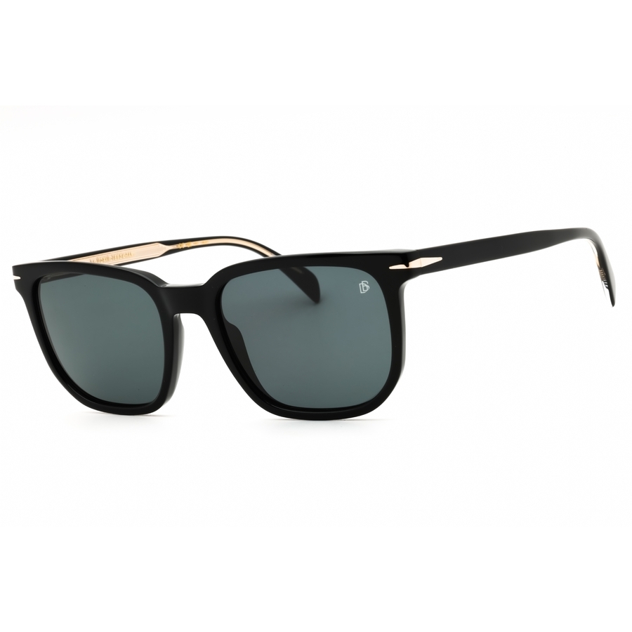 David Beckham Blue Rectangular Mens Sunglasses DB 1076/S 0807/KU 54