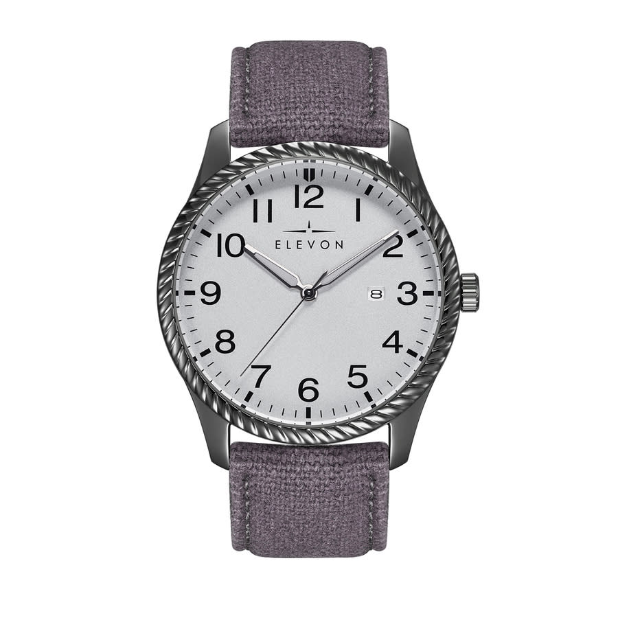 Elevon Crosswind Silver-tone Dial Mens Watch ELE128-6