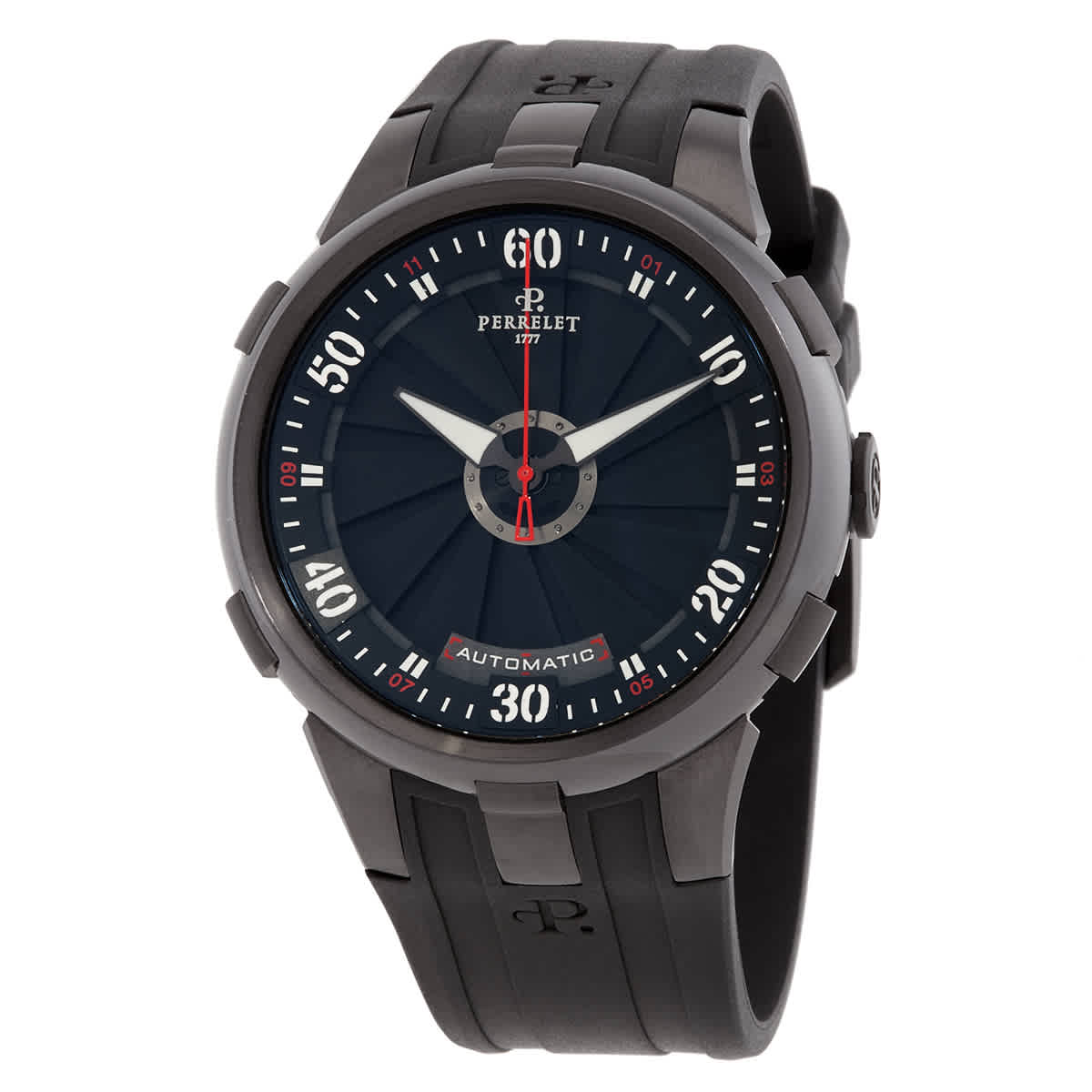 Perrelet Turbine XL Black Dial Automatic Mens Watch A1051-1