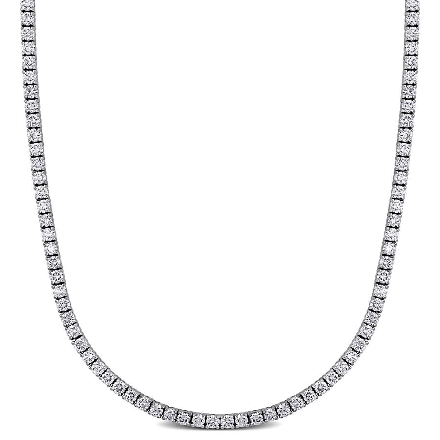 Created Forever 12 14ct TW Lab-Grown Diamond Tennis Necklace in 14k White Gold - 16 in 6250$