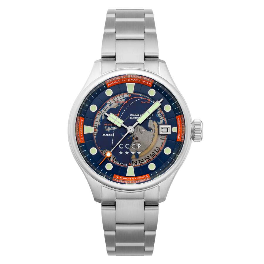 CCCP Leonov Automatic Blue Dial Mens Watch CP-7099-22 260$