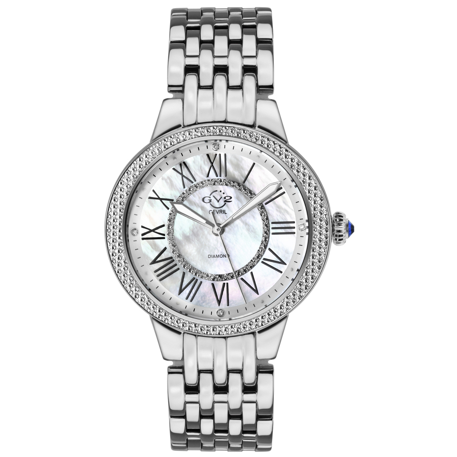 GV2 by Gevril Astor II Quartz Mother of Pearl Diall Diamond Ladies Watch 9140 439$