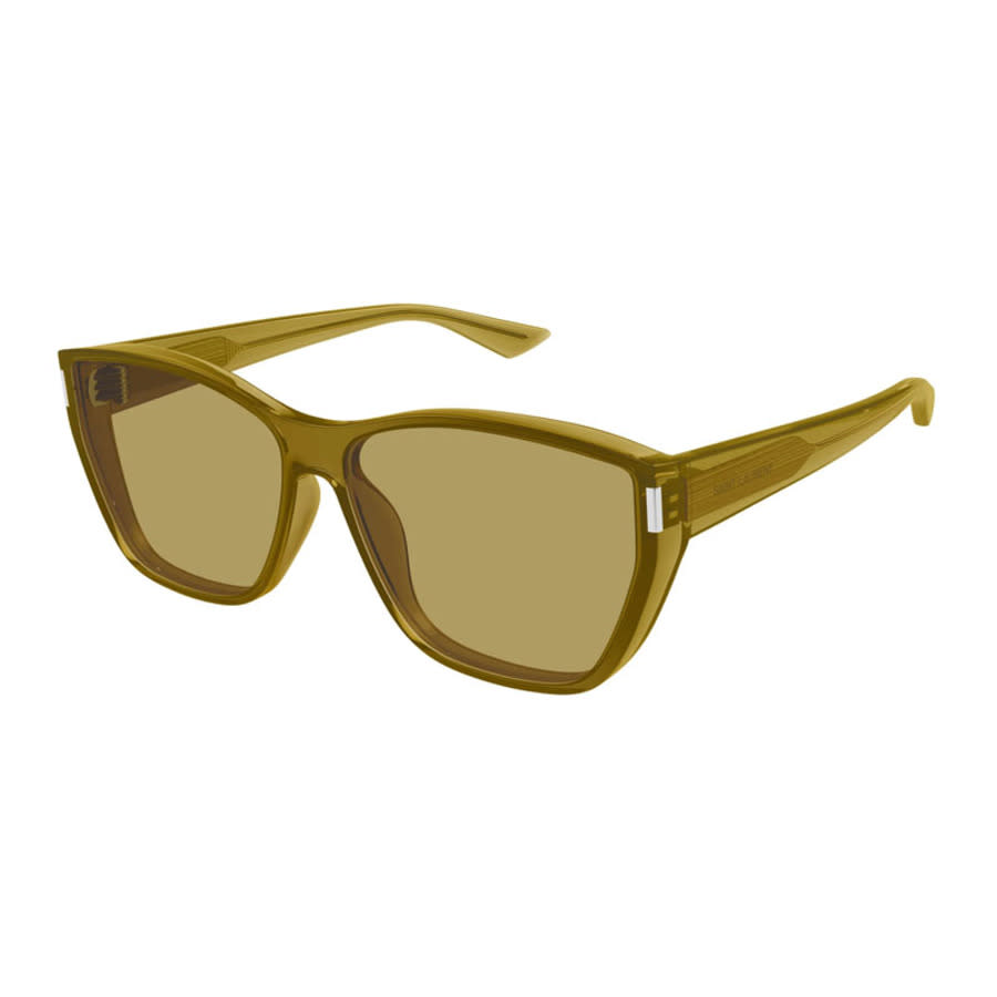 Saint Laurent Ladies Black Cat Eye Sunglasses SL758 004
