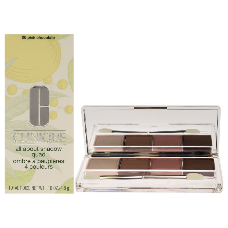 Clinique Ladies All About Shadow Quad 016 oz 06 Pink Chocolate Makeup 192333104415 35$