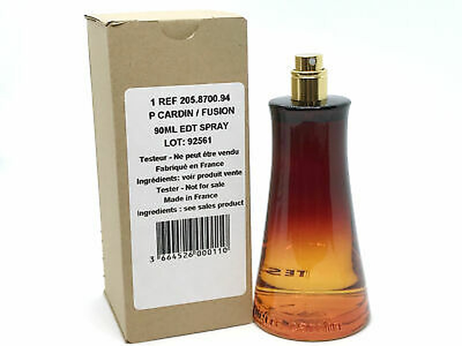 Pierre Cardin Fusion Pierre Cardin EDT Spray No Cap Tester 30 oz 90 ml M 15$