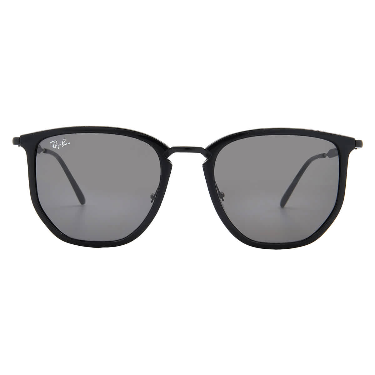 Ray-Ban Unisex Sunglass RB4451 - Frame color: Black, Lens color: Dark Grey