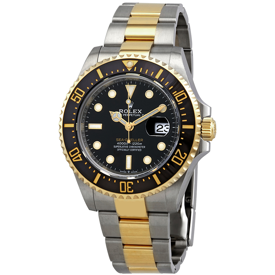 Preowned Rolex SeaDweller Black Dial Mens Watch 1266030001