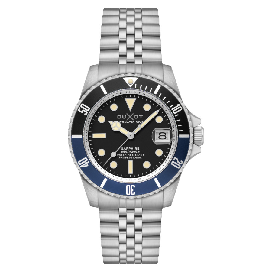 Duxot Atlantica Diver Black Dial Mens Watch DX-2057-22 159$