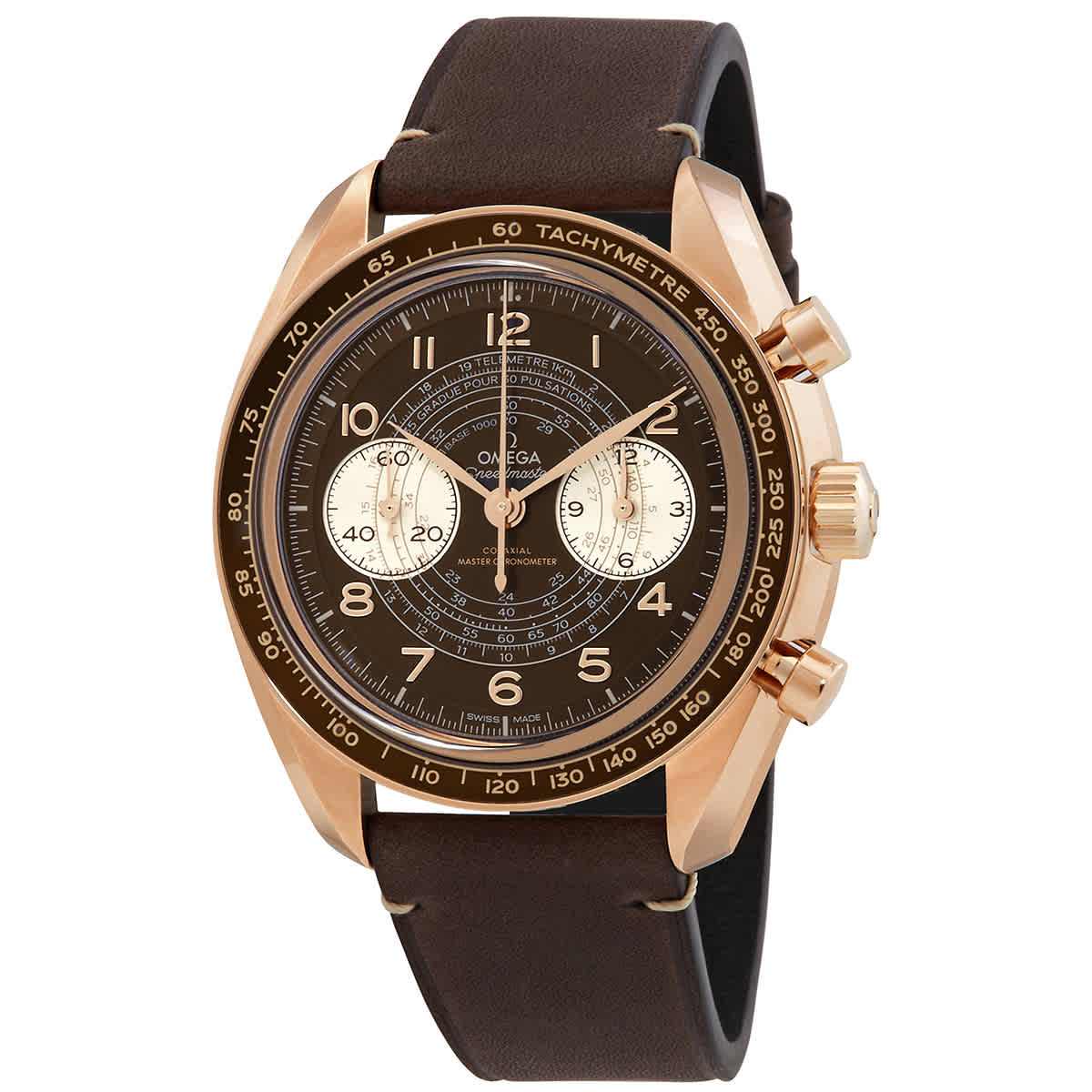 Omega Speedmaster Chronograph Hand Wind Brown Dial Mens Watch 32992435110001 12950$