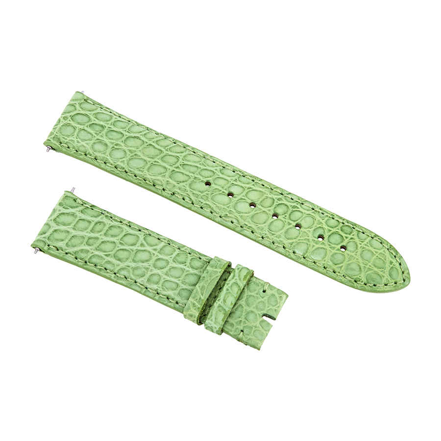 Hadley Roma Matte Lime Green Alligator Leather Strap