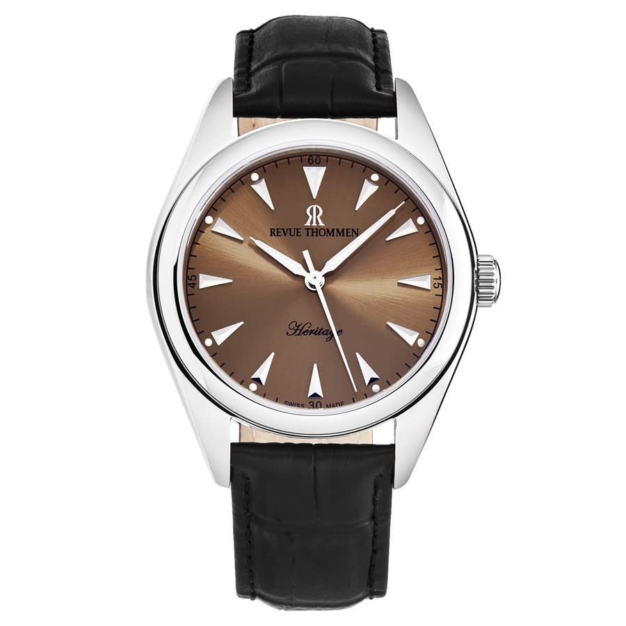 Revue Thommen Heritage Automatic Champagne Dial Mens Watch 210102539 675$