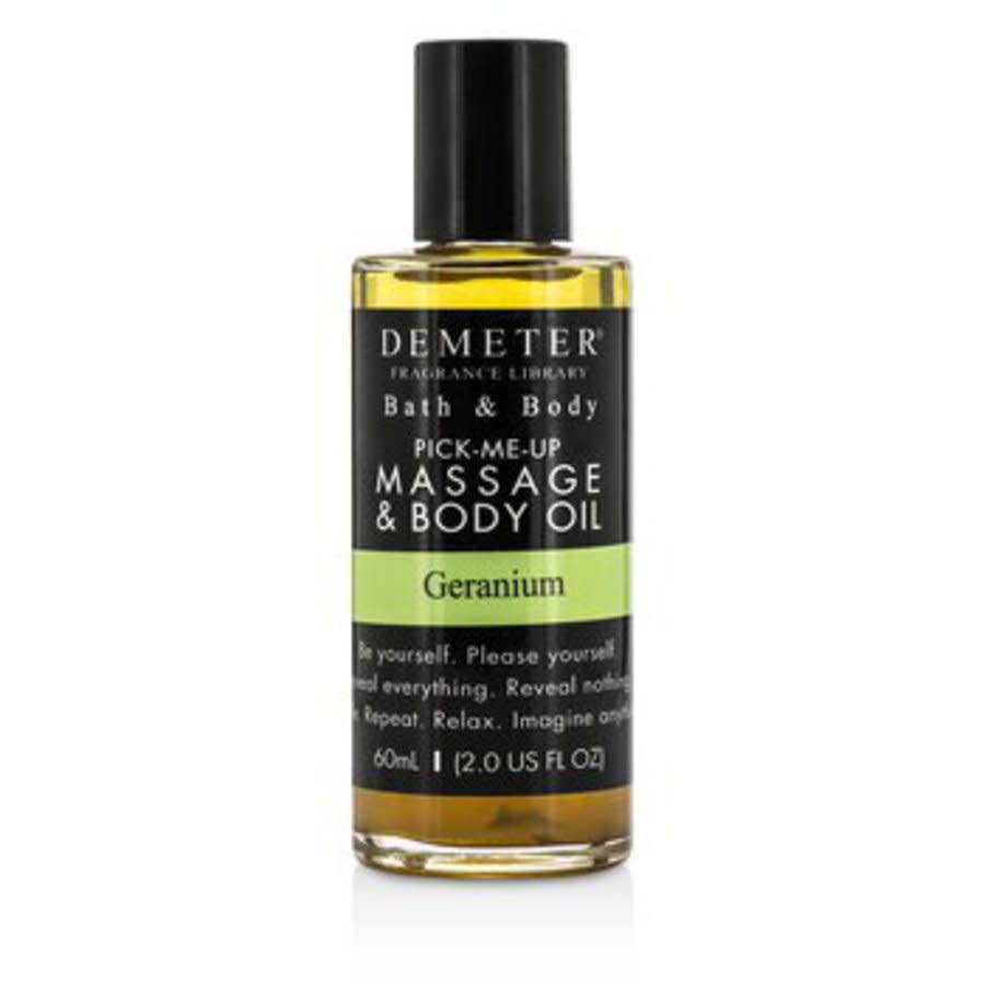 Demeter Geranium Massage Body Oil 2 oz Bath Body 648389054315 15$