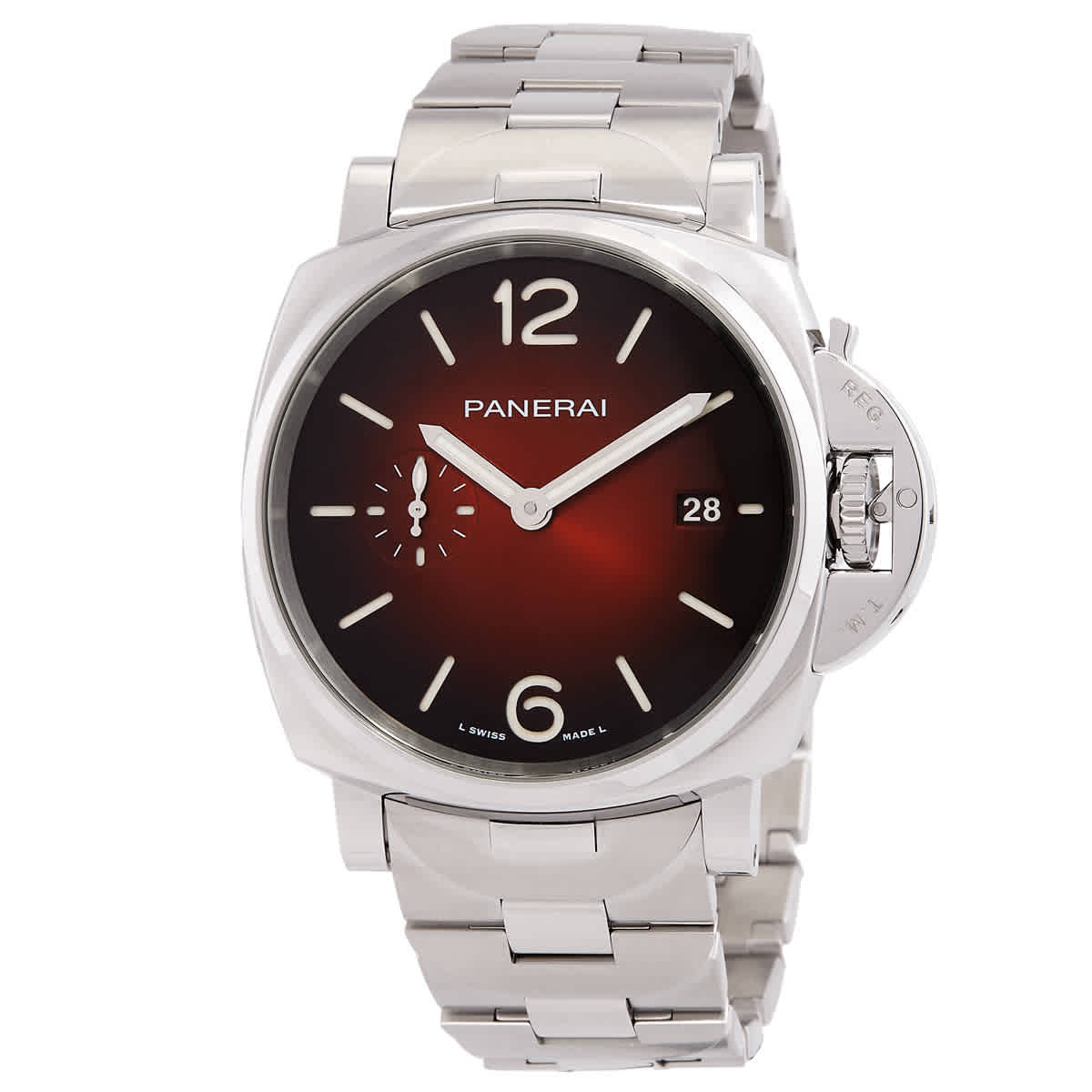 Panerai Luminor Due 42mm Burgundy Automatic Watch PAM01539 7395$