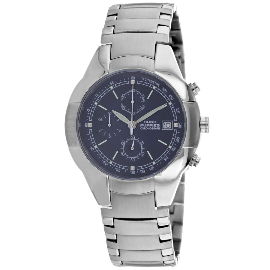 Hush Puppies Classic Chronograph Quartz Blue Dial Mens Watch HP.6693M.1503