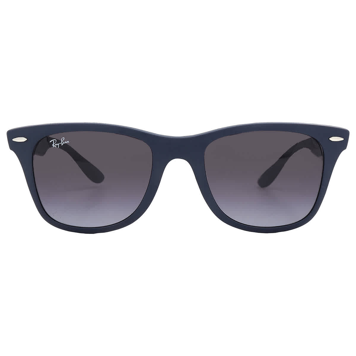 Ray-Ban Wayfarer Glasses Liteforce Matte Blue Light Grey Gradient Dark Grey 0RB4195-63318G52