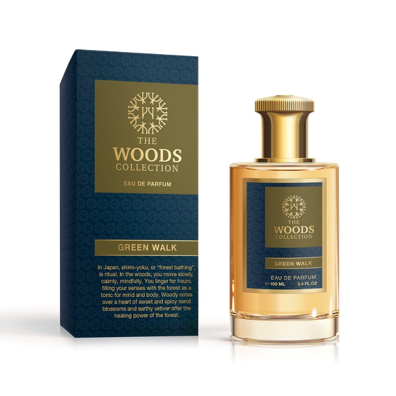 The Woods Collection Unisex Green Walk EDP 3.4 oz Fragrances 3760294350539