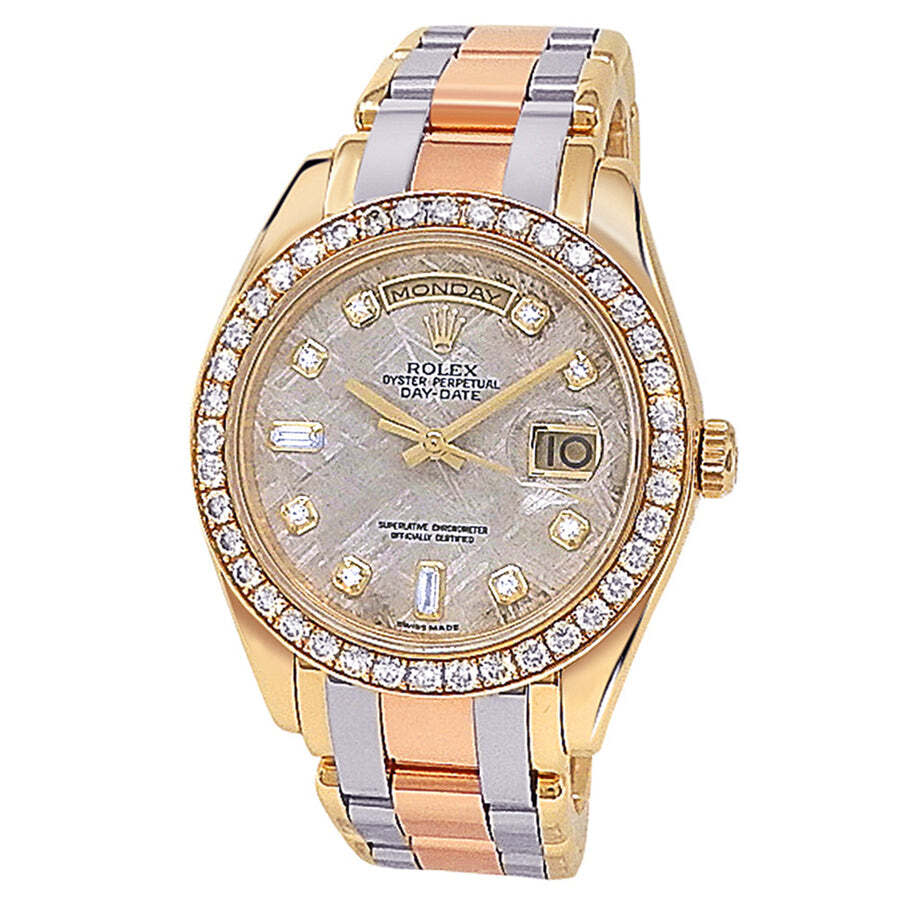Preowned Rolex DayDate Masterpiece Automatic Chronometer Diamond Mens Watch 18948